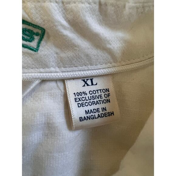 Riders By Lee White 100% Cotton Button Down Office Top Size XL - Picture 4 of 5